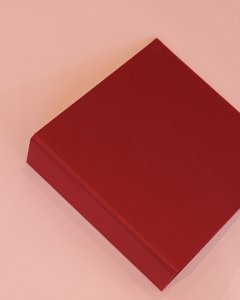 TARA Álbum Holly Jolly 6x8 Lomo Ancho Tela burgundy